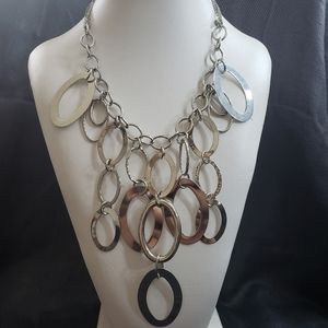 Paparazzi Silver Necklace and Earring Set